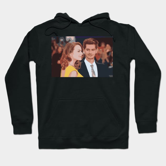 Andrew Garfield and Emma Stone Hoodie by mohamedayman1